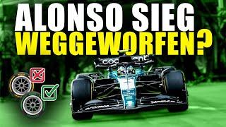 Alonso-Sieg weggeworfen? Was hat Aston Martin da gemacht?