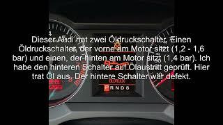 Audi A6 4f 4.2 V8 - Öldruckschalter wechseln - BAT Motor