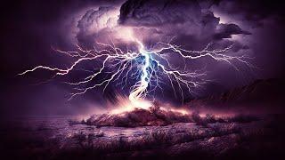 Intense Thunderstorm Sounds for Sleeping  Strong Rainstorm Powerful Thunder Sounds & Lighning