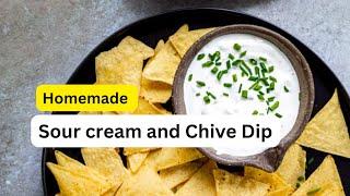 Sour cream and chive dip recipe