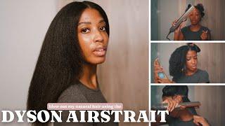 Review of the Dyson Airstrait on My Natural Hair  Aisha Beau