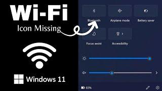 Fix Wi Fi Icon Not Showing Problem on Windows 1110  How To Fix Wifi Icon Missing 2024