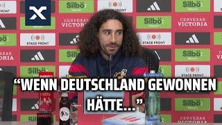 Cucurella packt über Handelfmeter aus Kann verstehen dass... 