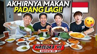 MUKBANG NASI PADANG SEMUA LAUK BARENG WASEDABOYS  INDONESIA TRIP 6