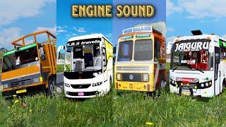 Starting Engine Sound of Different Bus and Trucks Volvo Ashok Leyland Scania Tata #bus #truck