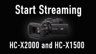 X1500 and X2000 streaming tutorial