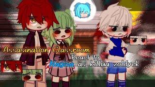 . Assassination classroom react to Nagisa as Killua Zoldyck  English + Indo  Request