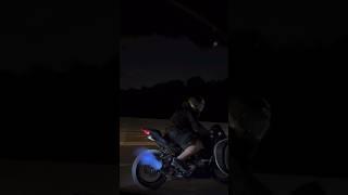 22 NINJA ZX-6R Custom Short Exhaust Making PopCrackles & Exhaust Flames  #kawasaki #shorts