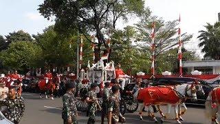 Bendera Pusaka untuk Upacara HUT ke-73 RI Diarak Menuju Istana Merdeka