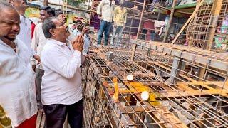 Khairatabad Ganesh 1st Pooja Completed  70Feet Mati Ganesh Making  Hyderabad activities