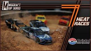 Miscraft Cup Series  S7 R4 Heats  Bristol Dirt NASCAR Stop-motion