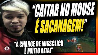 TITAN EXPLICA A FORMA CERTA DE CAITAR JOGANDO DE ADC COMPARAÇÃO ENTRE USAR O MOUSE OU O TECLADO