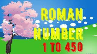 Roman Number 1 to 450 Roman numerals from 1 to 450  Roman Number 450 tak  Roman numerals