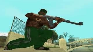 CJ Grove Street vs. The Ballas - GTA San Andreas