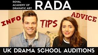RADA Audition Recall & Experience  UK Drama School Tips  Informative & Chatty Video