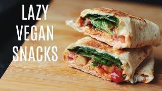 Super Lazy Vegan Snack Ideas { healthy + easy }