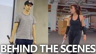 Hayden Christensen Ariana Greenblatt Ivanna Sakhno Behind the Scenes Vs. Final Look  Ahsoka