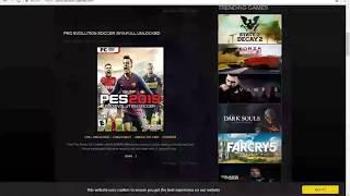 How to download PES 2019 for pc full crack version+ fix errorbest way