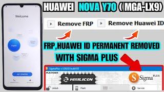 Huawei Nova 70 MGA-LX9 Frp Huawei id Removed with Sigma Plus #DrGsm