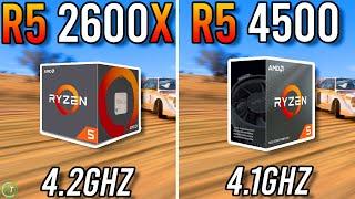 Ryzen 5 2600X vs Ryzen 5 4500 - Tested in 2023