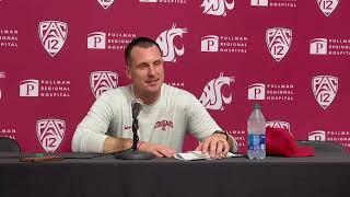 WSU Football Jake Dickert USC Postgame 10822