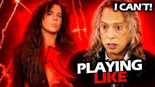 KIRK HAMMETT TRYING TO PLAY LIKE YNGWIE MALMSTEEN #METALLICA