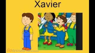 All Caillou Characters In GoAnimate My Version