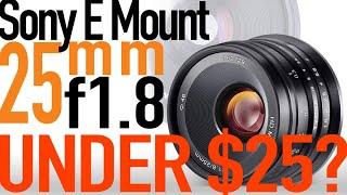 Wow what a find  Low Expectations = Speechless  Sony E-Mount 25mm f1.8 is awesome for streaming