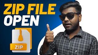 How to Extract Zip Files on PC Windows 11Windows 10 Zip File Kaise Open Kare  Extract Zip File