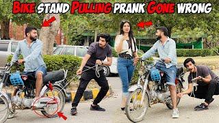 Bike Stand Pulling Prank Gone Wrong @MastiPrankTvOfficial