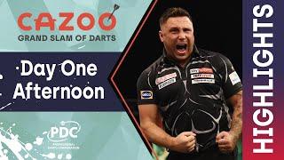 SURVIVING A SCARE  Day One Highlights  2021 Cazoo Grand Slam of Darts