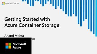Get started with Azure Container Storage