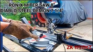 RONIX MITER SAW WITH DIABLO STEEL DEMON