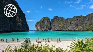 Maia Beach and the Phi Phi Islands Thailand  Amazing Places 4K