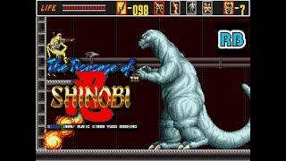 1989 60fps The Revenge of Shinobi Mega-Tech 1764600pts ALL SECRET BONUS