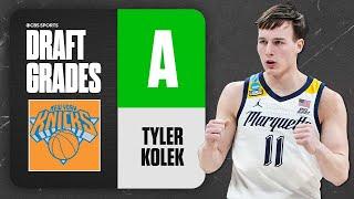 Tyler Kolek Selected No. 34 Overall By New York Knicks I 2024 NBA Draft Grades I CBS Sports