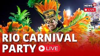 Rio Carnival 2024 LIVE  Brazilians Enjoy Carnival Party In Rio De Janeiro  Sambadrome Carnival