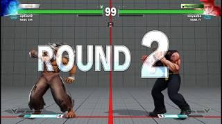 Street Fighter 5 - Sako Akuma vs Doyanbo Guile