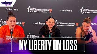 New York LIBERTY reacts to LOSS vs. Minnesota LYNX for WNBA Commissioner’s Cup title  Yahoo Sports