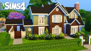 BUILDING NEWCREST Base game suburban  The Sims 4 Speed build NO CC