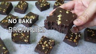 No Bake Brownies  How to Make Brownies Without Oven