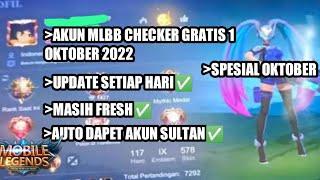 AKUN CHECKER MLBB 1 OKTOBER 2022#bagibagiakunmlgratisloginmoonton #bagibagiempasmoonton