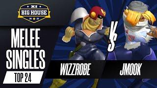 Wizzrobe Captain Falcon vs Jmook Sheik - Melee Singles Top 24 - The Big House 11