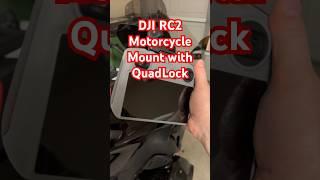 DJI RC2 Mount to Motorcycle with ​⁠ @Quad_Lock  #djimini4pro #motorcycle #drone #r1250rs