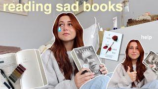 reading sad books  *spoiler free reading vlog*