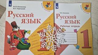 РУССКИЙ язык 1 класс учебник и рабочая тетрадь издательство ПРОСВЕЩЕНИЕ  программа ШКОЛА РОССИИ.