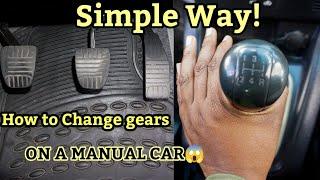 How to Drive a MANUAL CAR  DRIVING LESSON