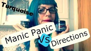 Manic Panic Atomic vs Directions Turquoise Review  Emily Boo