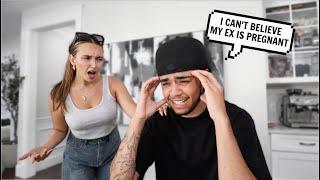 CRYING BECAUSE MY EX IS PREGNANT *PRANK ON GIRLFRIEND*