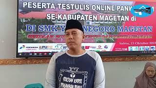 Tes Tulis Metode CAT Calon Panwascam di Kabupaten Magetan